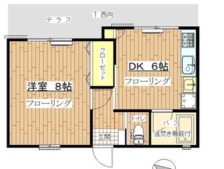 グリーンハイツ【1階】の間取り