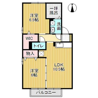 セジュールみのり B棟【1階】の間取り