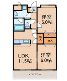 千葉県松戸市日暮5【マンション】の間取り