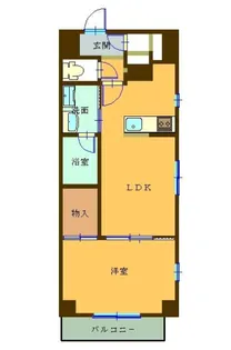 グランツアベニュー立川錦町【6階】の間取り