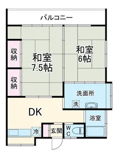 コーポ君寿【2階】の間取り