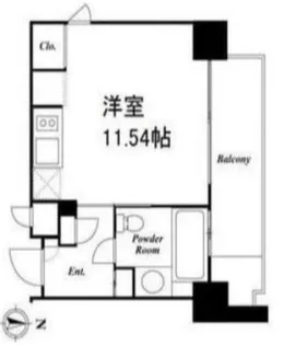 コートモデリア白金【6階】の間取り