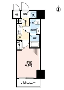 東京都北区王子3【マンション】の間取り