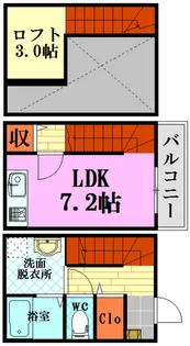 DUPLEST輝【1階】の間取り