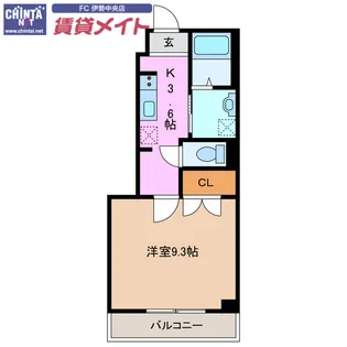 ウルバーノ【1階】の間取り
