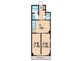 成増ハイツ【4階】の間取り