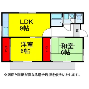 千葉県富里市立沢新田【一戸建】の間取り