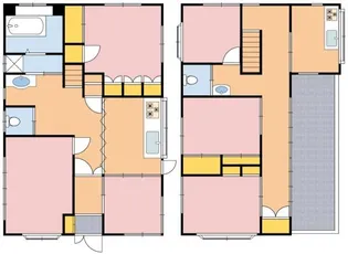 神奈川県横浜市南区新川町1【一戸建】の間取り