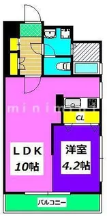 ブリスポート新屋敷【3階】の間取り