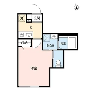 ラ・フレイズ西谷【2階】の間取り