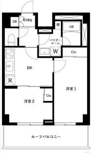 東京都大田区東六郷1【マンション】の間取り
