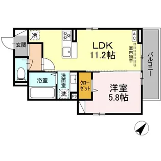 コンフォールえのき参番館【3階】の間取り