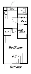 ラブリーレジデンス千葉西【3階】の間取り