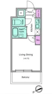 東京都品川区西五反田3【マンション】の間取り