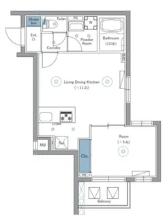 SYFORME NEXT IKEBUKURO WEST【2階】の間取り