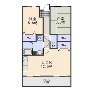カウル湊【2階】の間取り