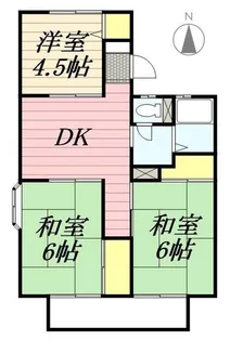 セジュールのざき E棟【1階】の間取り