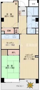 シティ音羽【5階】の間取り