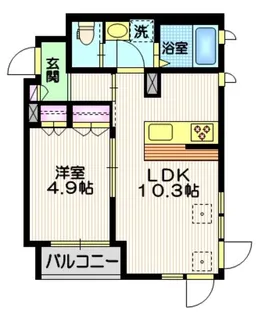 PAN自由が丘(パン自由が丘)【2階】の間取り