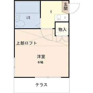 パレス山越第2【1階】の間取り