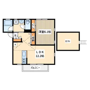 グッドラック町田【2階】の間取り