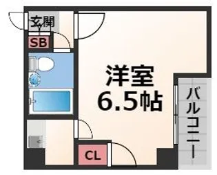 アパートメント新深江【3階】の間取り