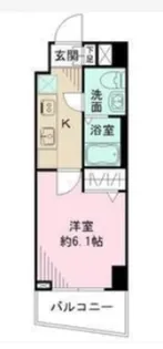 ステージグランデ高輪【11階】の間取り