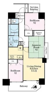 日神パレス青梅【11階】の間取り