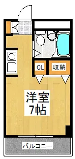タウンハイツ鴨居【3階】の間取り