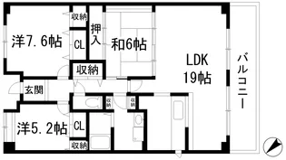アメニティコート宝塚湯本【18階】の間取り