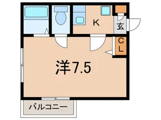 ミューズハルヨシ【1階】の間取り