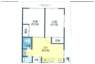 スグーニ山手【2階】の間取り