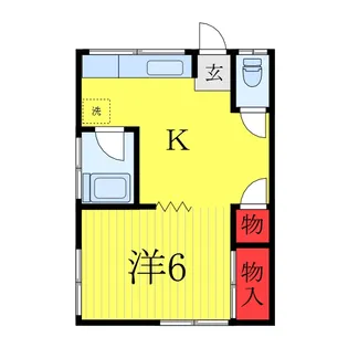 旭ハウス【2階】の間取り