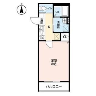 シャルム桜ヶ丘【2階】の間取り
