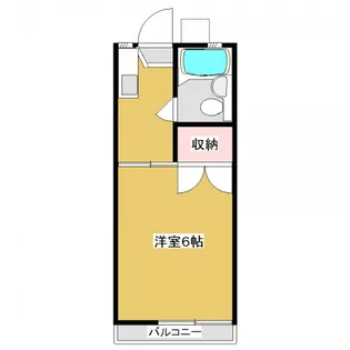 カーサ三和【2階】の間取り