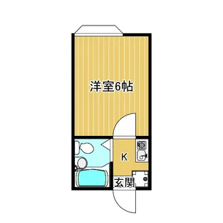 ハイツ二俣川【2階】の間取り