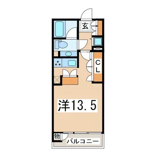 グリーン・ウッド郡山【5階】の間取り