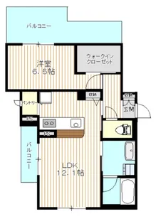 ジュヌ メナージュ【3階】の間取り