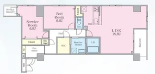 春日テラス【2階】の間取り
