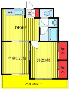 第三ルナマンション【4階】の間取り