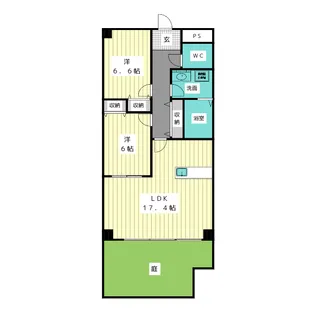 ブールヴァールNOMA【1階】の間取り