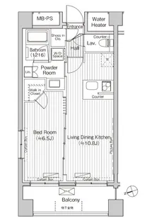 グランハイツ白金【2階】の間取り