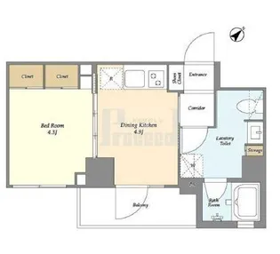 TAS駒込BLD.【6階】の間取り