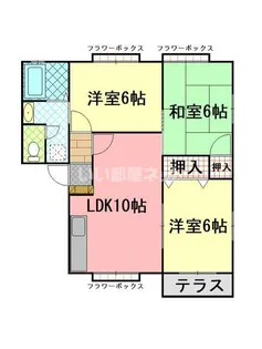 ベイ・フィオーレB【2階】の間取り