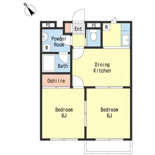 みのや弐番館【2階】の間取り