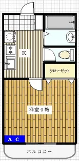 マヤリスマンション【1階】の間取り