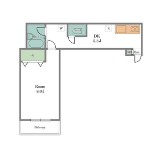 駒沢DSビル【3階】の間取り