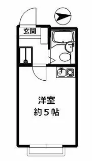 KSGマリーン三ツ堀III【1階】の間取り