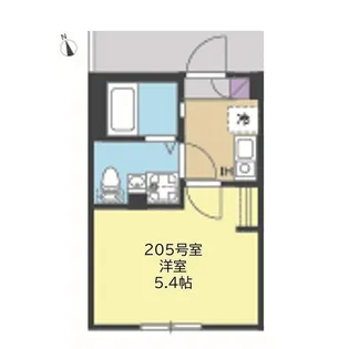 ブルーミング横浜【2階】の間取り