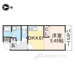 グランデコート竹鼻EAST【3階】の間取り